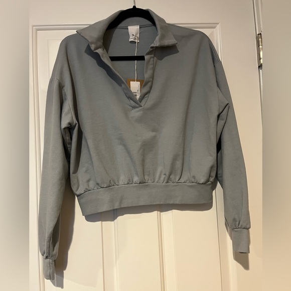 NWT Project Social T Seize The Day Collared Sweatshirt Size XSmall - Picture 4 of 13